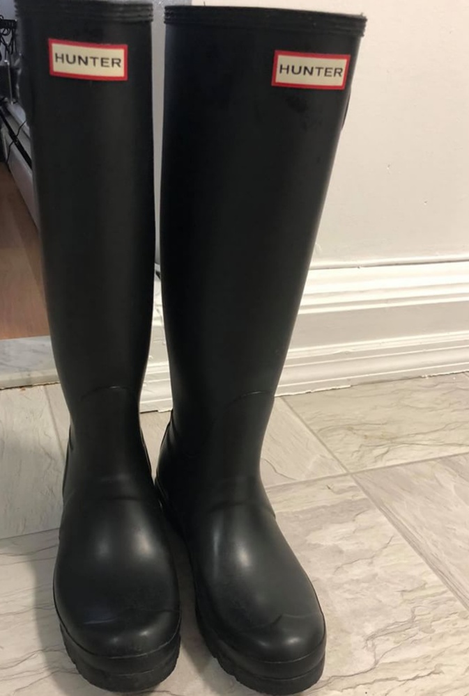 Hunter original refines rain boots - Picture 1 of 8